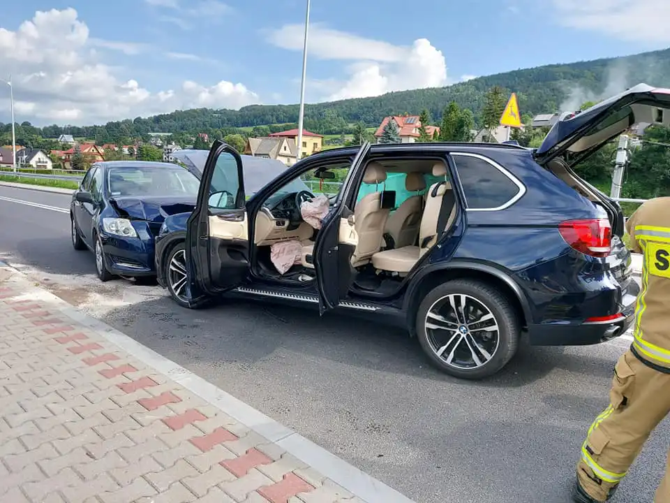 Wypadek w Mszanie Dolnej. Dziecko trafiło do szpitala
