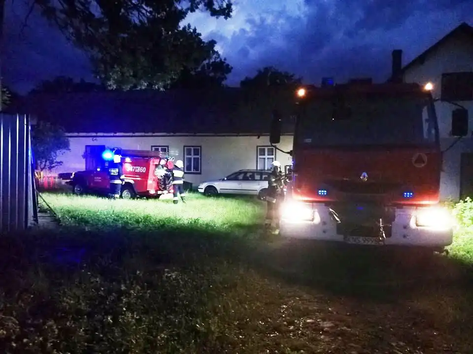 Gwałtowne burze nad Sądecczyzną. Kilkadziesiąt interwencji strażaków jednego dnia