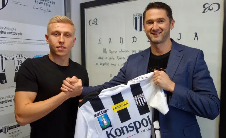 Dawid Błanik piłkarzem Sandecji Nowy Sącz