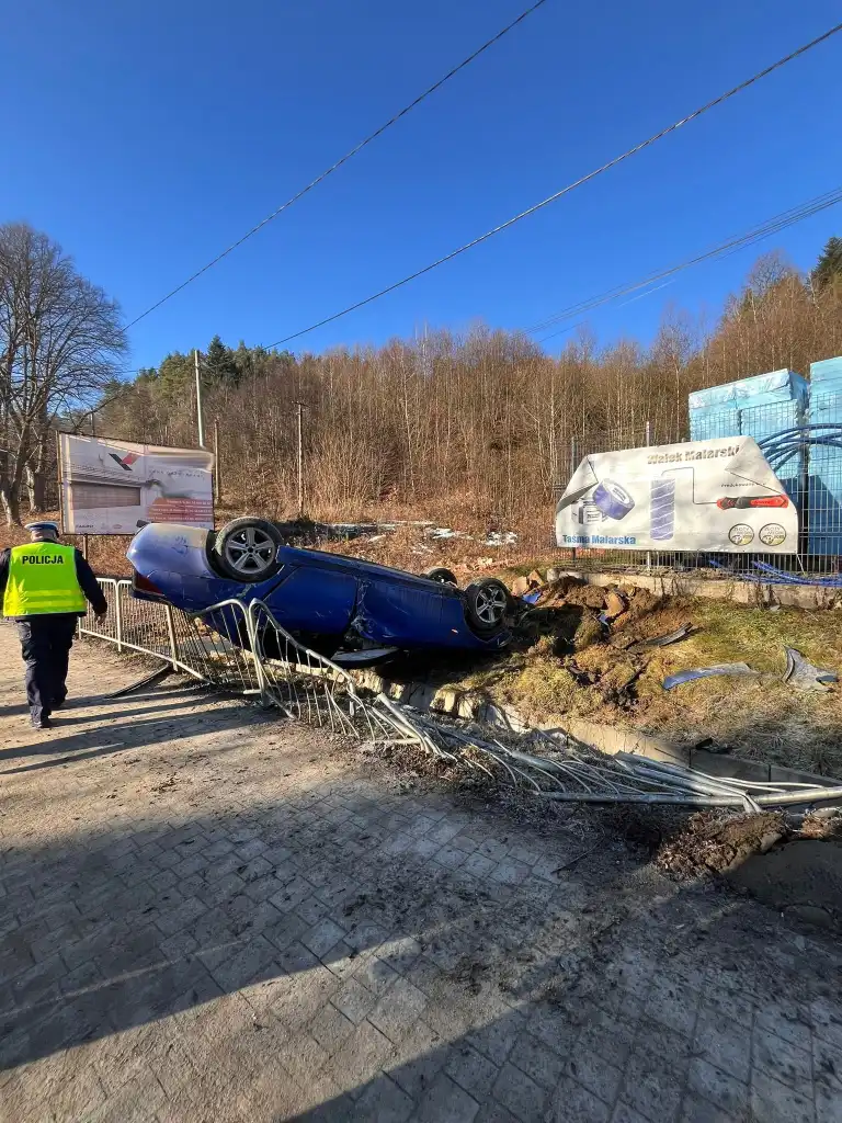 W Naściszowej dachowało BMW