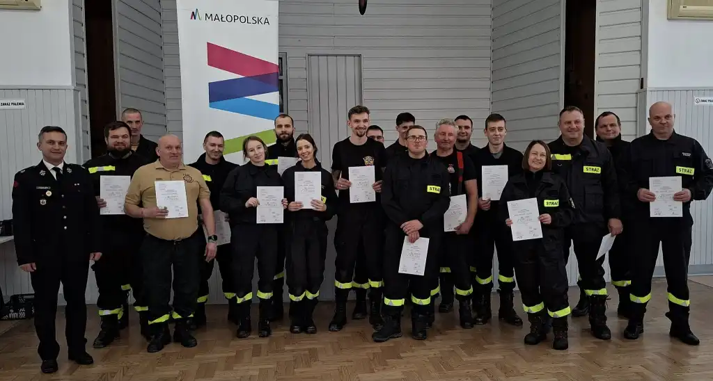 Kurs pierwszej pomocy dla druhów z gminy Łukowica zakończony sukcesem