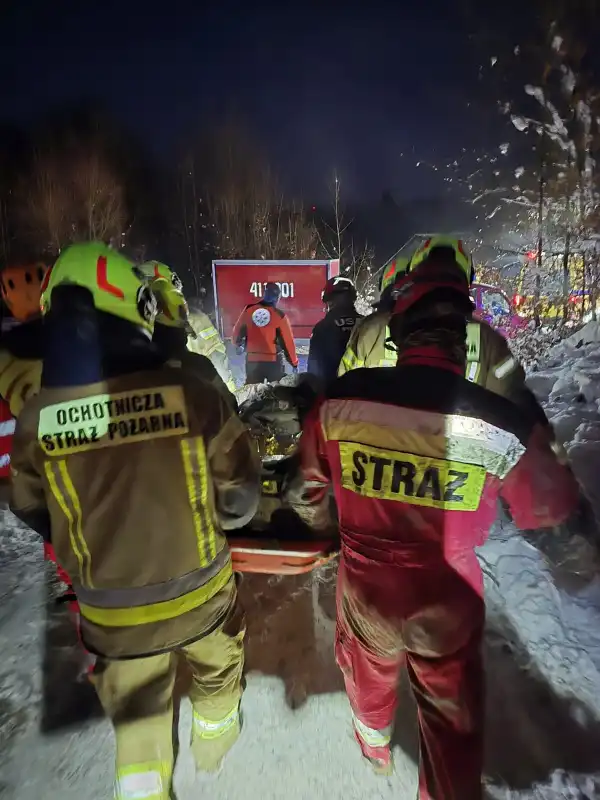 Dramatyczna akcja ratunkowa SGPR Nowy Sącz w Golcowej