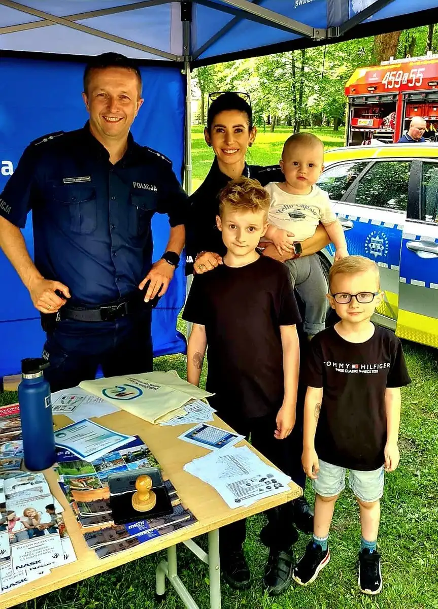 Dzień Dziecka z limanowską Policją. Bezpieczeństwo, uśmiech i policyjna odznaka
