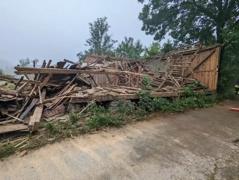 Seria interwencji strażackich w Grybowie