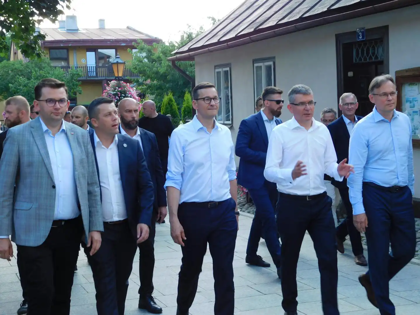 Premier Mateusz Morawiecki z wizytą w Starym Sączu [FILM]