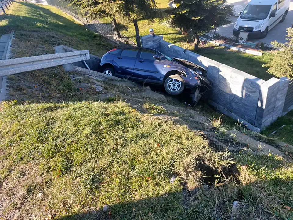 Wypadek na DK28 w Kasinie Wielkiej