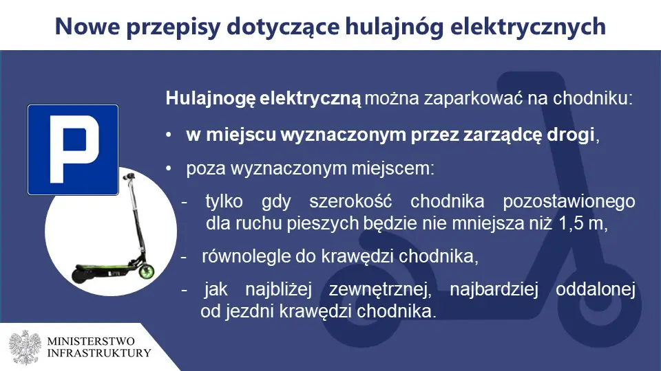 Nowe przepisy dotyczące hulajnóg elektrycznych i UTO