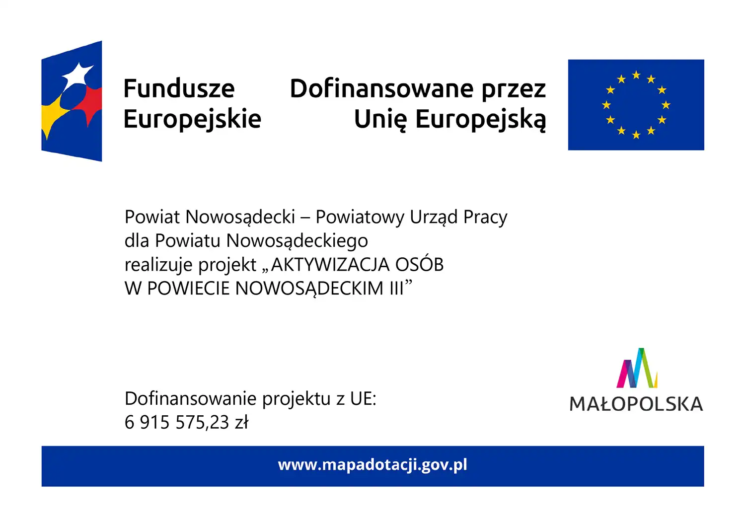 Aktywizacja zawodowa w Powiecie Nowosądeckim. Unijne wsparcie dla osób bez pracy