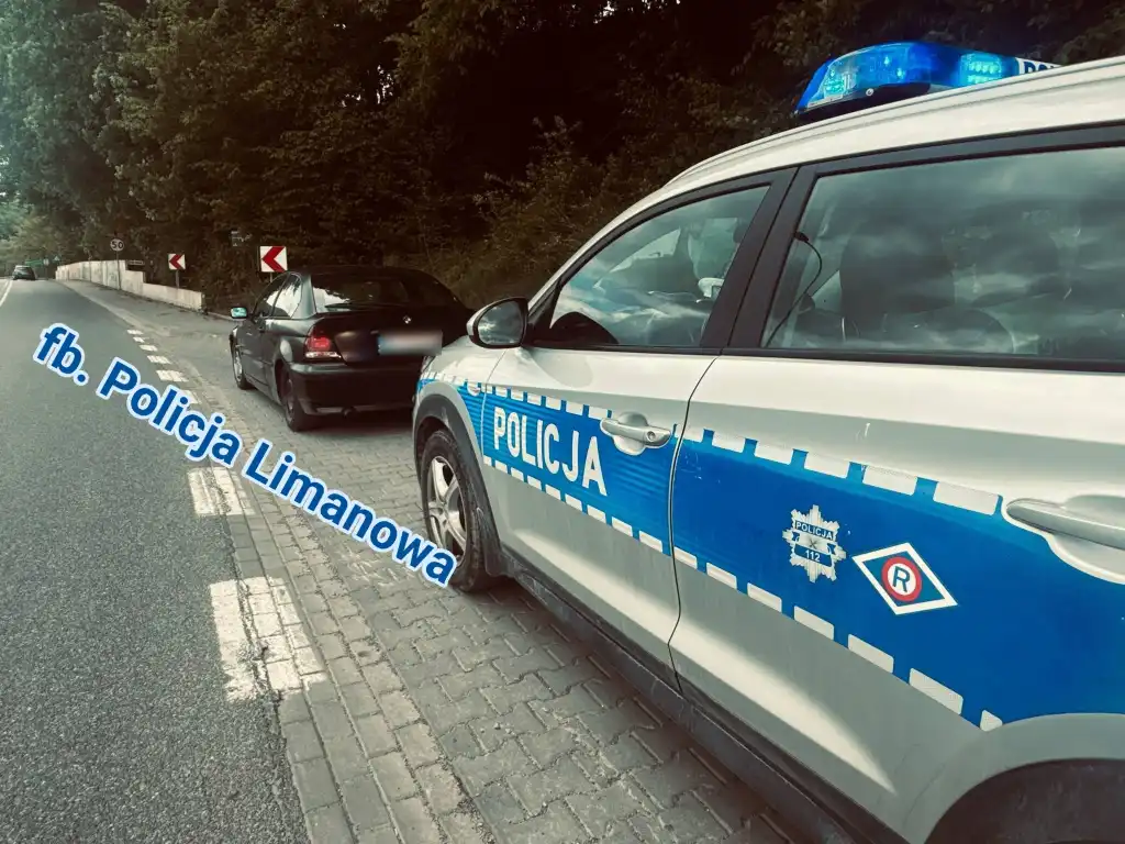 18-latek bez prawa jazdy złapany za kierownicą niesprawnego BMW