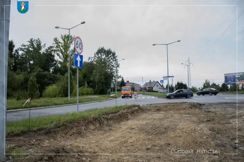 Nowy Sącz: Trwa budowa nowych rond na Al. Piłsudskiego