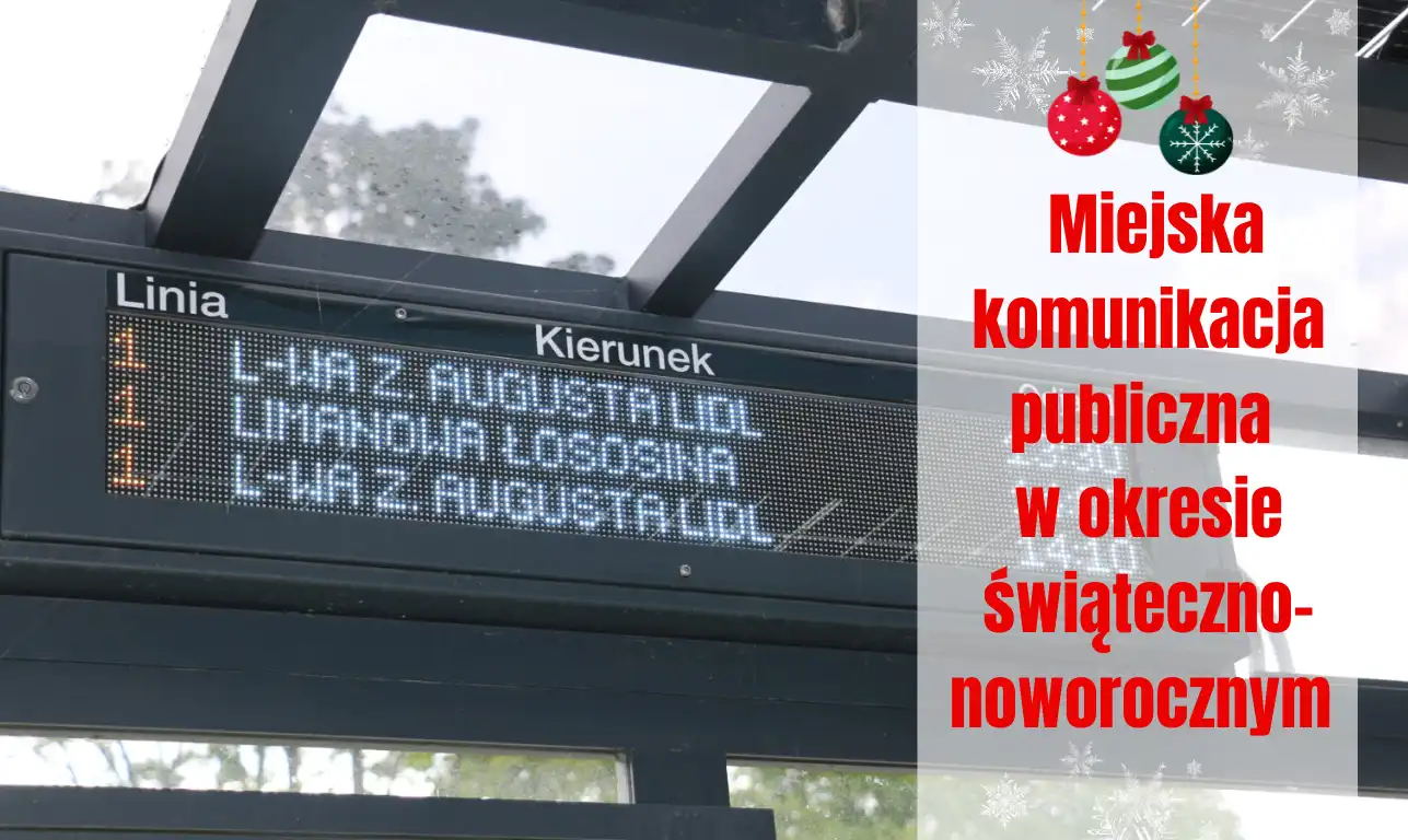Świąteczne zmiany w komunikacji miejskiej w Limanowej