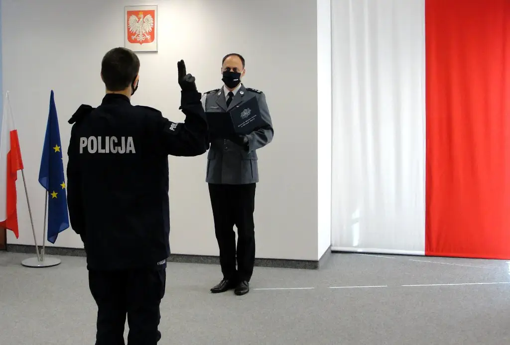 Szeregi sądeckiej Policji zasilił nowy funkcjonariusz