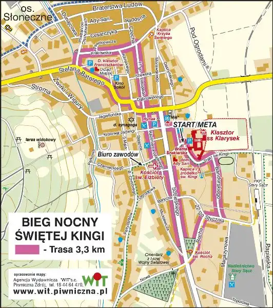 Uwaga! 6 maja tymczasowa zmiana organizacji ruchu w związku z Nocnym Biegiem Św. Kingi