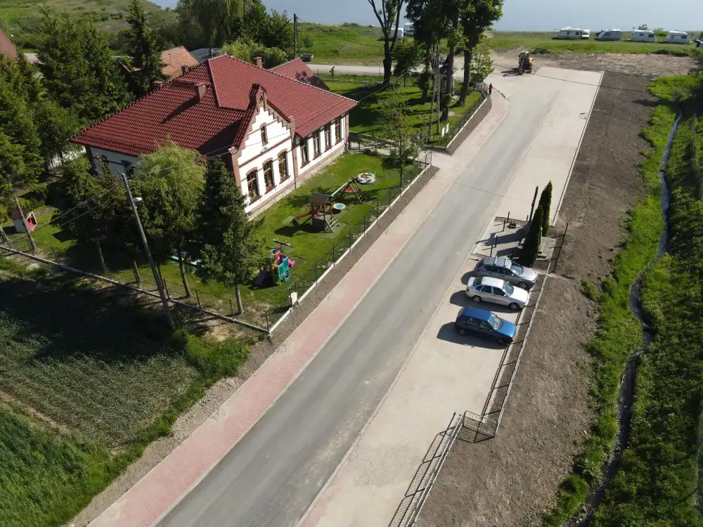Tęgoborze: Droga gminna po remoncie