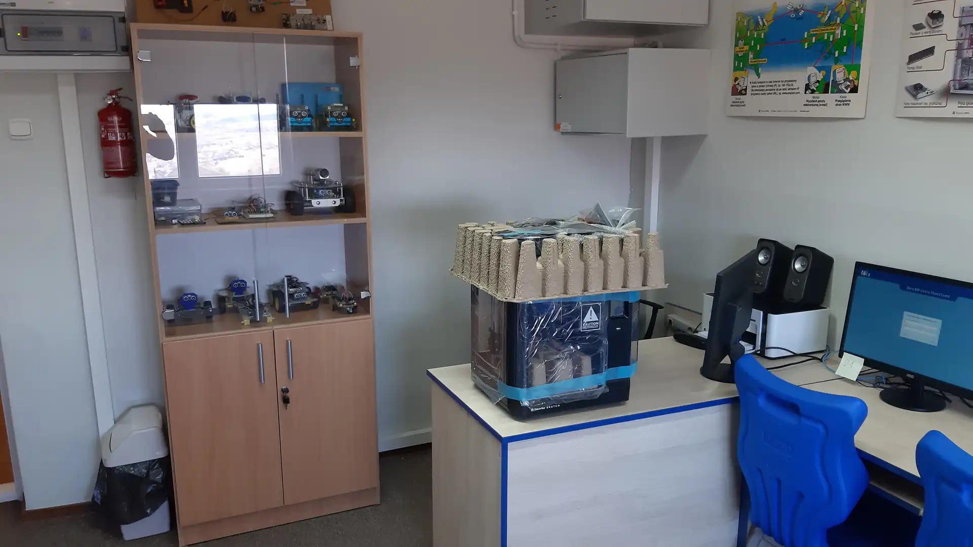 Uczniowie SP Krasne Potockie drukują w 3D