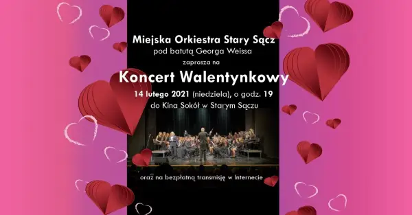 14 lutego Koncert Walentynkowy Orkiestry Stary Sącz