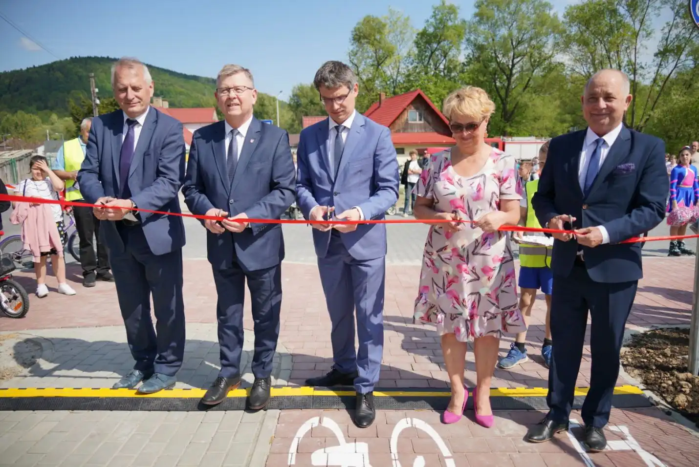 W Tymbarku otwarto miasteczko rowerowe