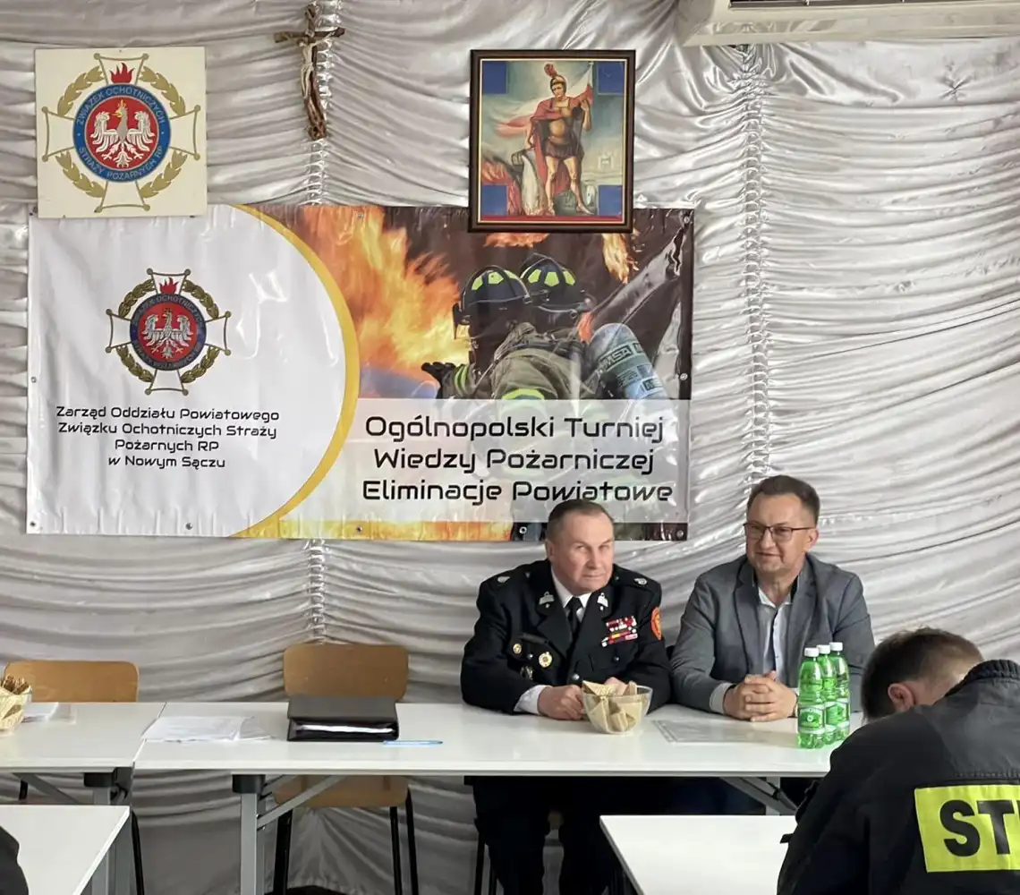 Eliminacje powiatowe Ogólnopolskiego Turnieju Wiedzy Pożarniczej „Młodzież zapobiega pożarom”