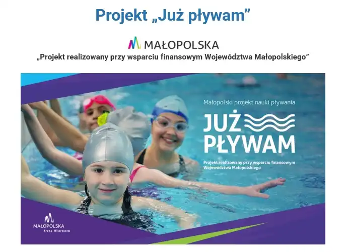 Gmina Łącko wspiera dzieci w nauce pływania. Rusza projekt "Już pływam"