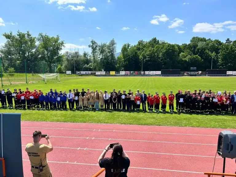 Młodzi strażacy w akcji. XIV Powiatowe Zawody MDP w Mszanie Dolnej