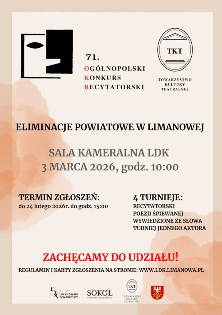 Młodzi i dorośli na scenę. Powiatowe eliminacje konkursu recytatorskiego przed nami