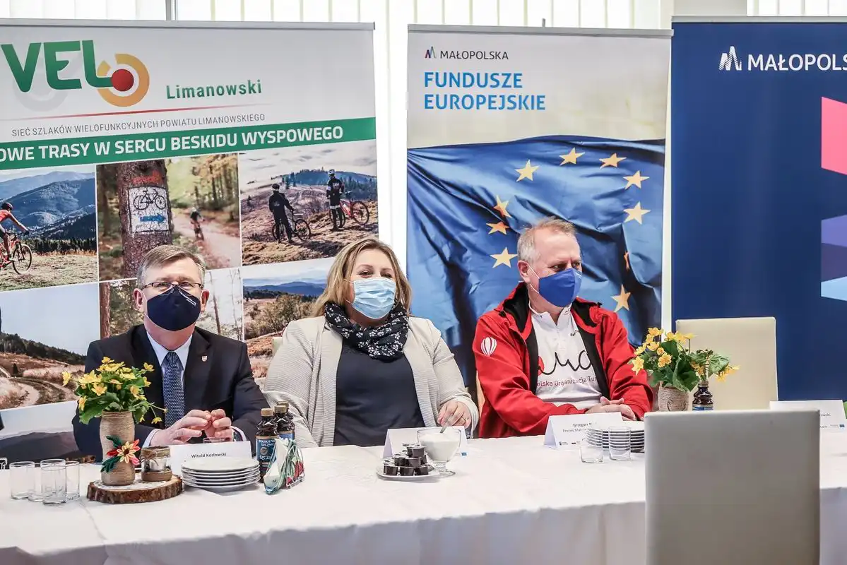 W powiecie limanowskim są dwa nowe szlaki turystyczne VELO Limanowski