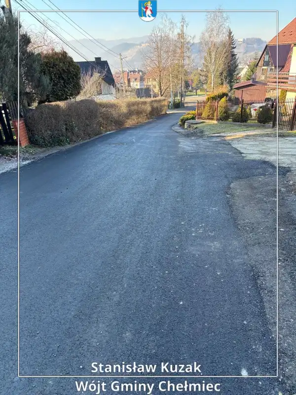 Milionowa inwestycja w Gminie Chełmiec. Nowa droga na osiedlu Zalesie
