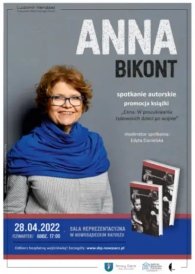 Spotkanie autorskie z Anną Bikont w nowosądeckim ratuszu