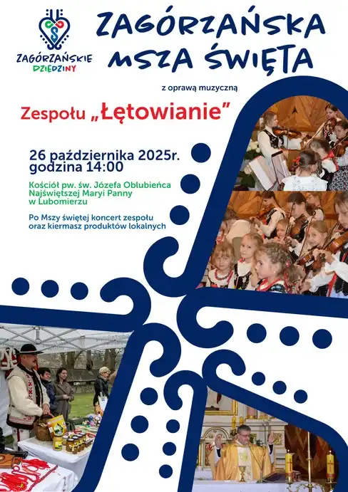 Zagórzańska Msza w Lubomierzu z muzyką i lokalnym kiermaszem