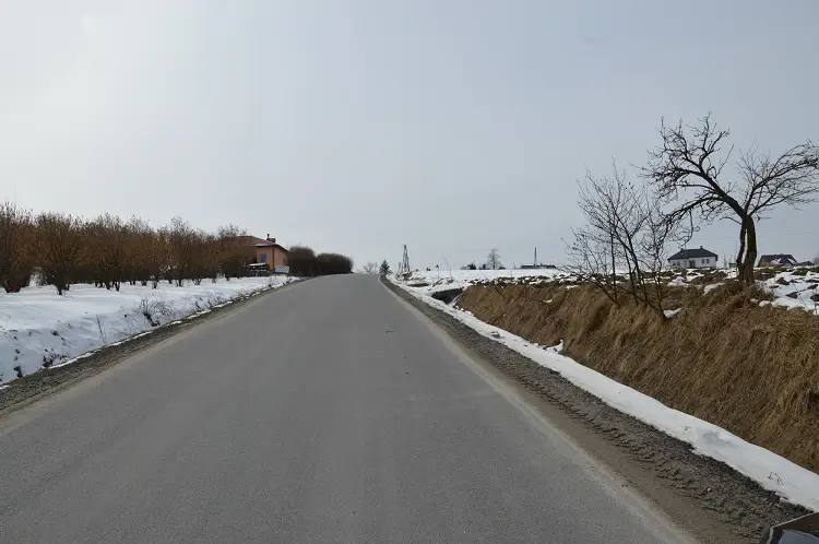 Droga powiatowa Tęgoborze-Zawadka po remoncie