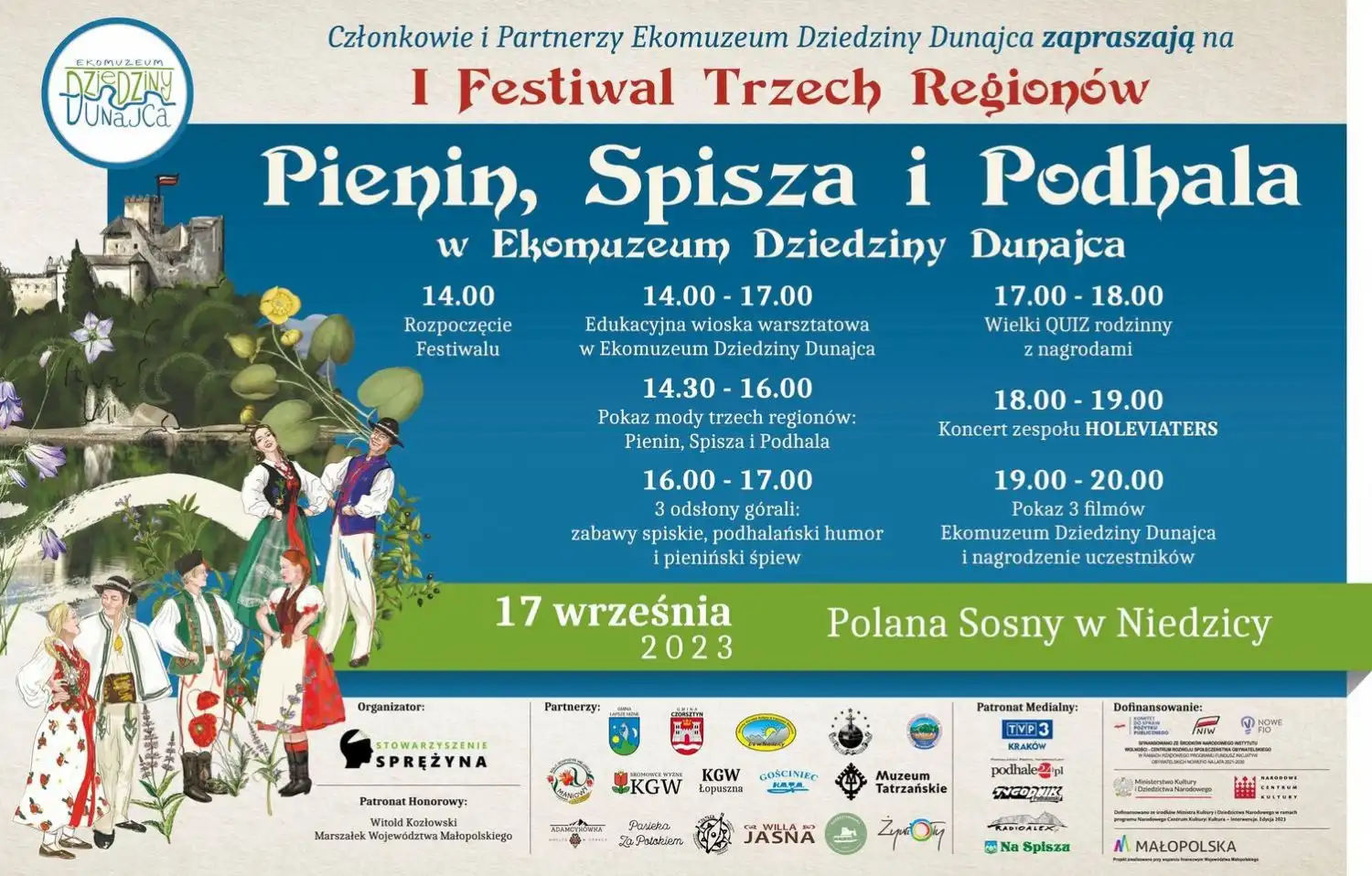 Małopolska: Wydarzenia kulturalne na weekend 14 - 17 września