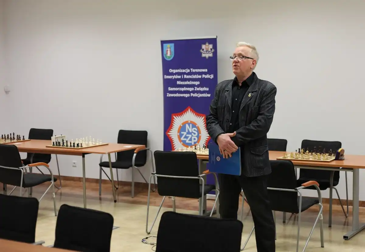 Turniej szachowy w sądeckiej Komendzie