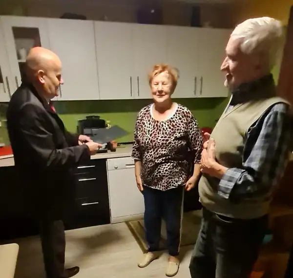 Wójt Gminy Podegrodzie odwiedził pary małżeńskie obchodzące Jubileusz Złotych Godów