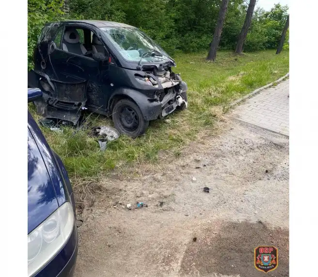 Kraksa w Łabowej. Wśród pasażerów były dzieci