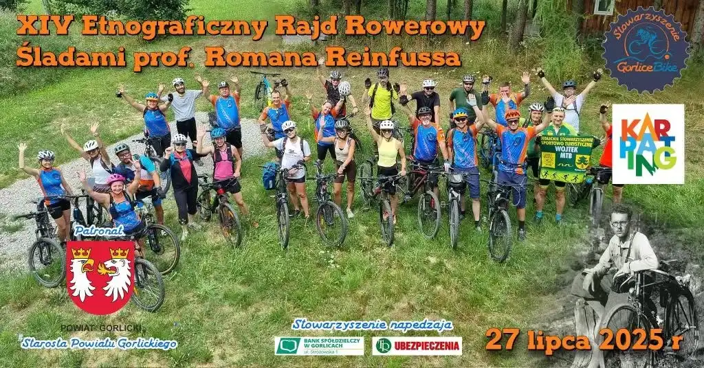 XIV Etnograficzny Rajd Rowerowy Śladami prof. Romana Reinfussa. Sport, historia i piękno Pogórza
