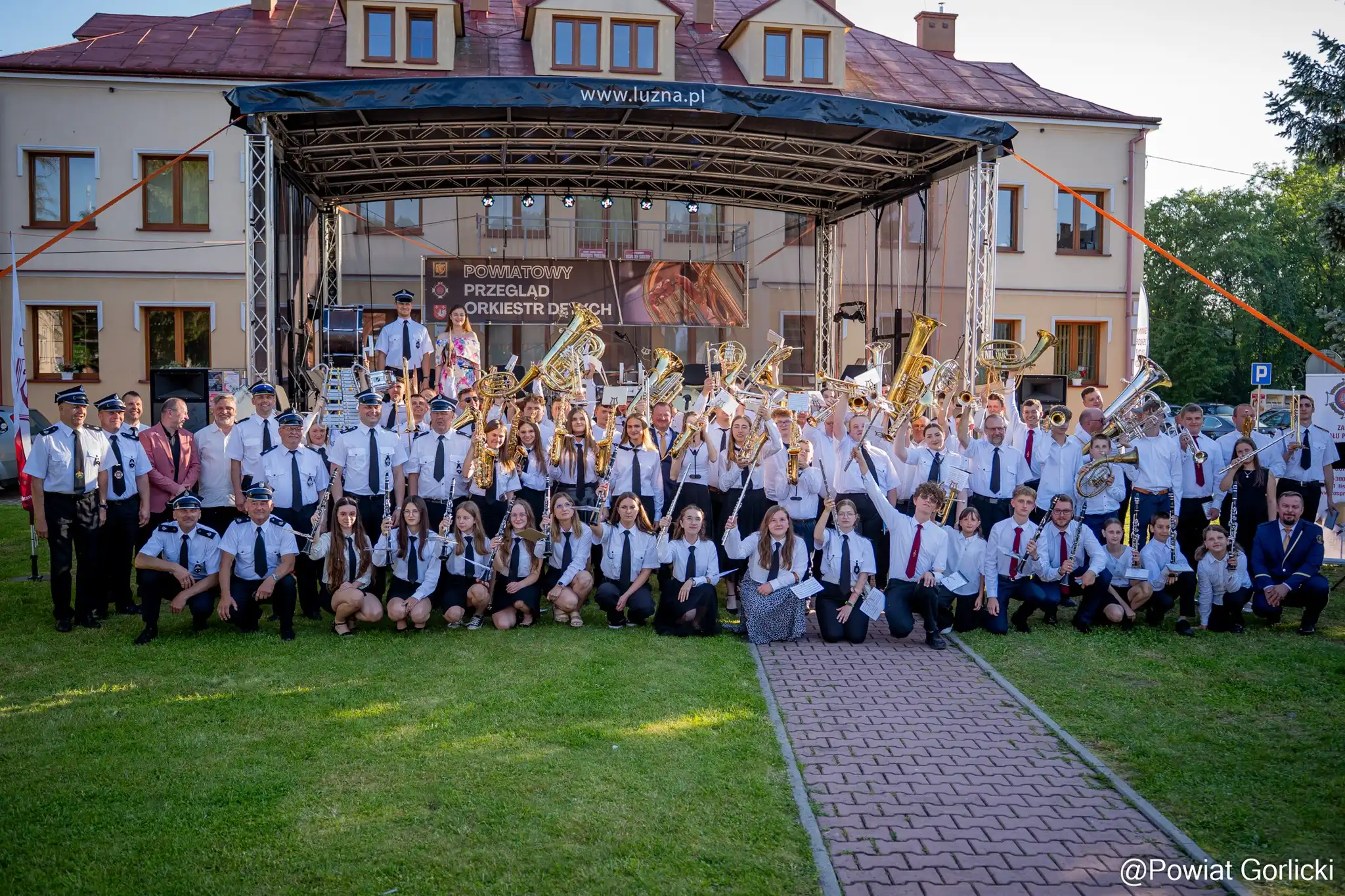 Muzyczna uczta w Łużnej. II Powiatowy Przegląd Orkiestr Dętych