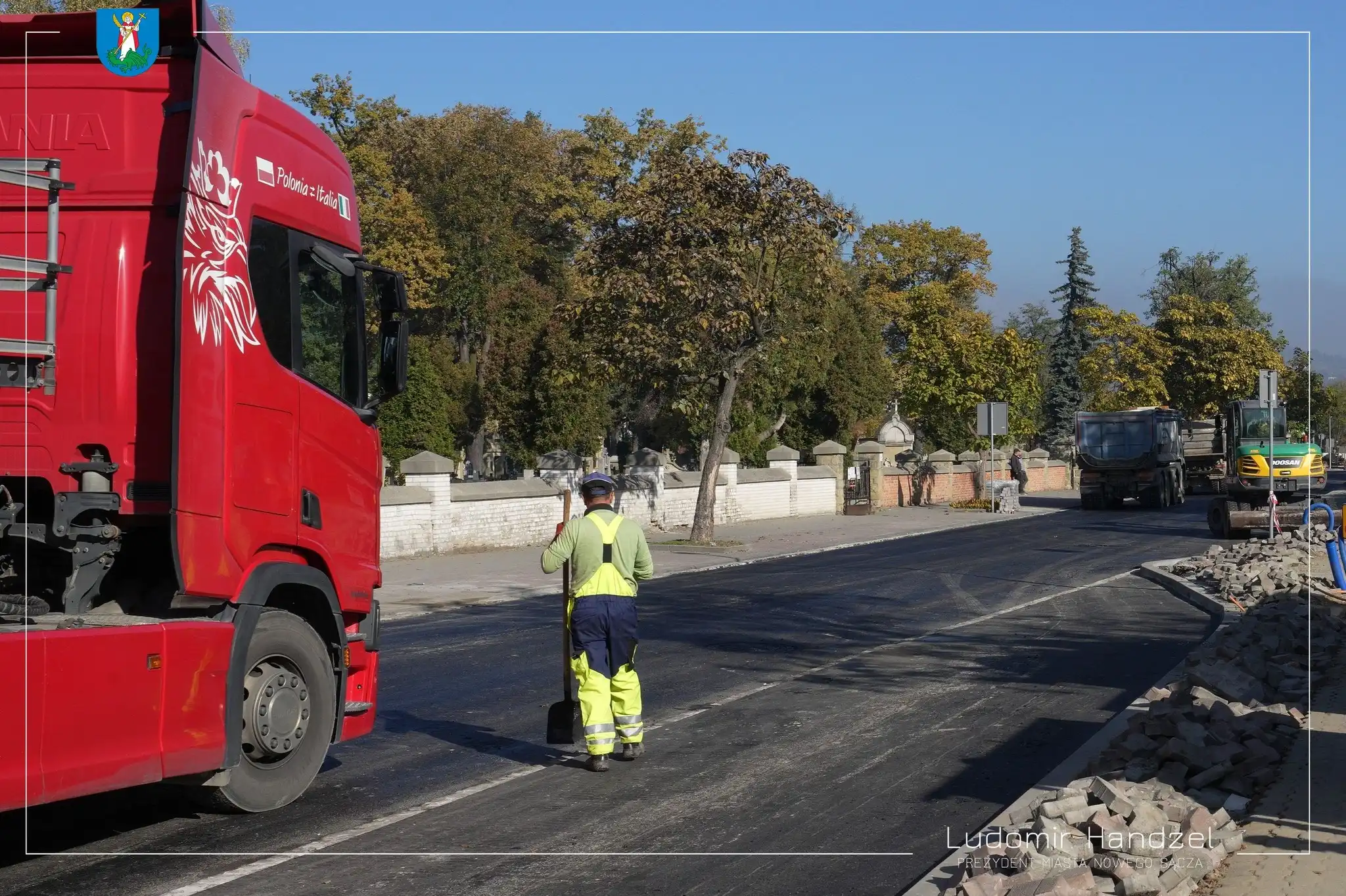 Trwają prace przy kompleksowej przebudowie ul. Rejtana