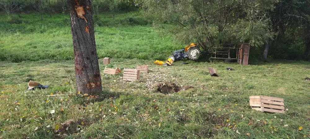 Sądecczyzna: Kolejny wypadek z udziałem ciągnika rolniczego