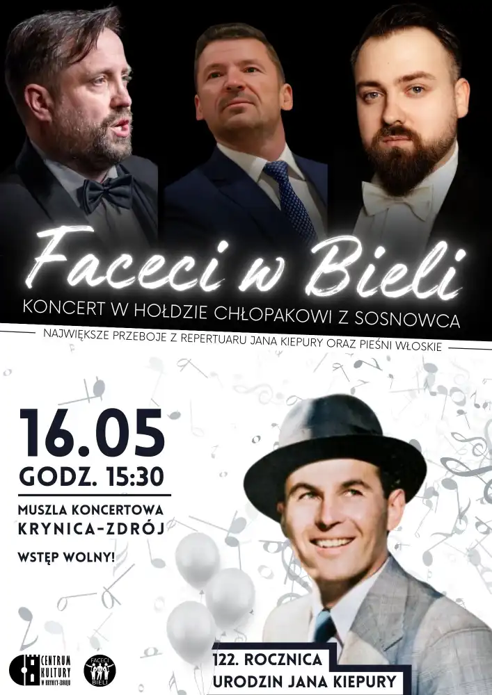 16 maja koncert z okazji 122. rocznicy urodzin Jana Kiepury