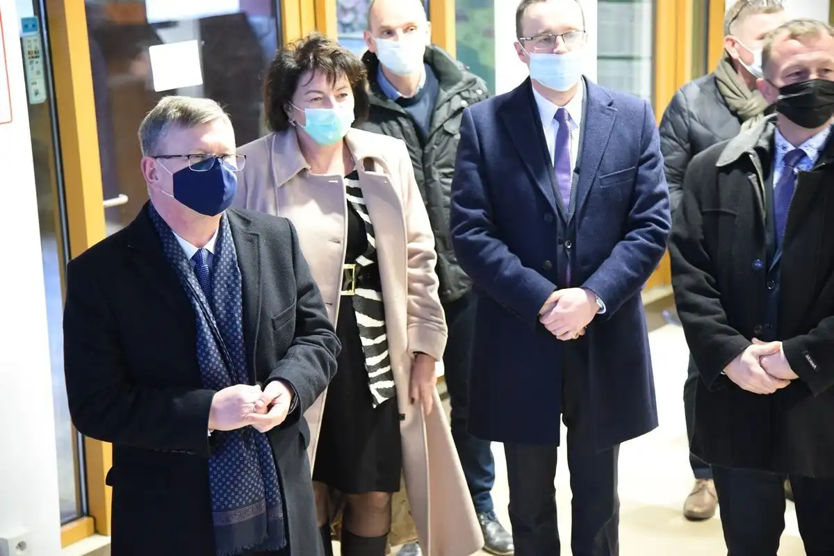 Marszałek Witold Kozłowski z wizytą w Gminie Sękowa
