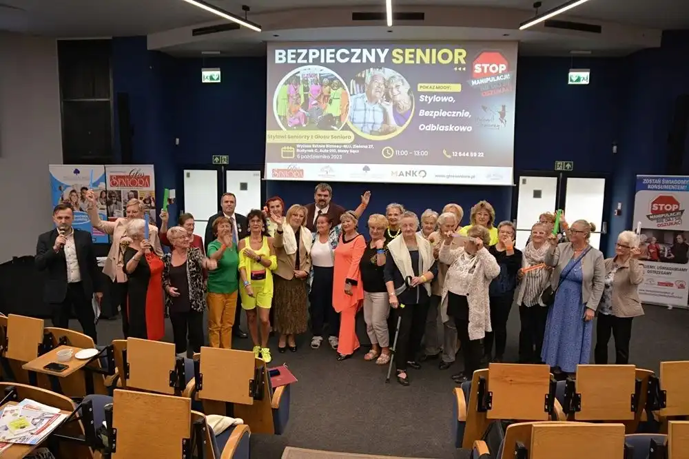 Konferencja "Bezpieczny Senior" w Wyższej Szkole Biznesu – National Louis University
