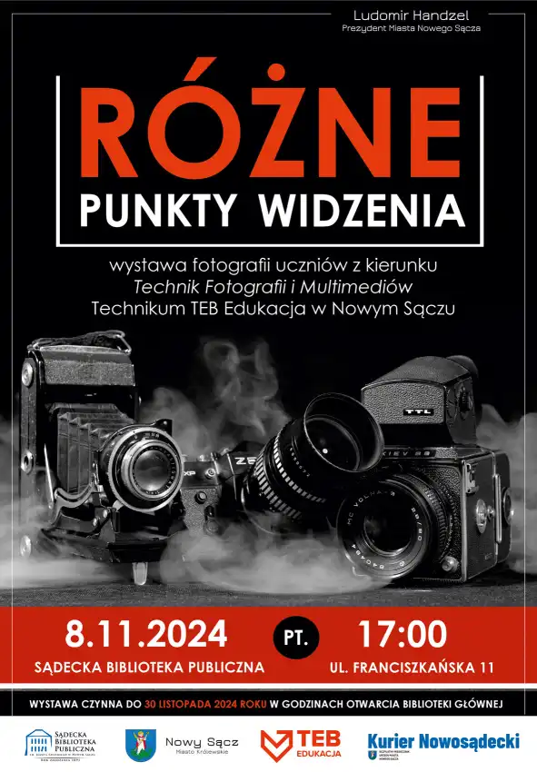 „Różne punkty widzenia”. Młodzieżowe spojrzenie na fotografię w Sądeckiej Bibliotece