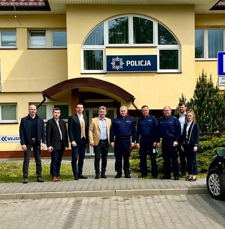 Przedstawiciele słowackiej Policji w wizytą na Sądecczyźnie