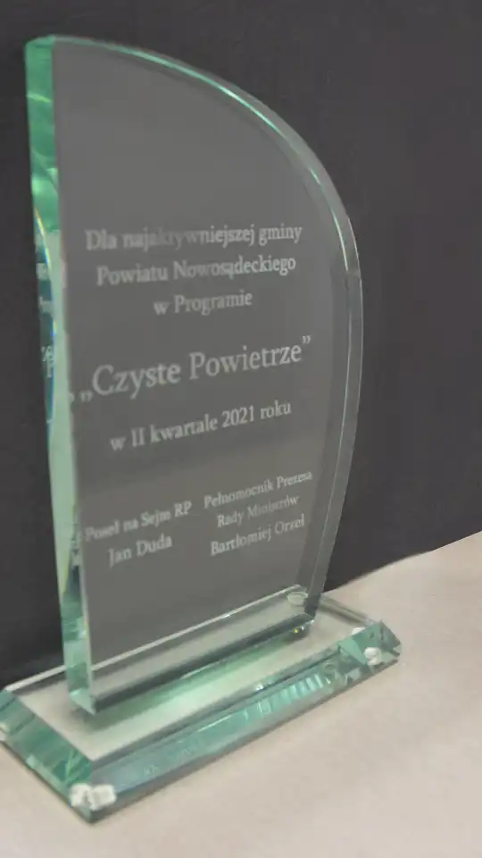 Jedna z gmin powiatu nowosądeckiego wyróżniona za najaktywniejsze wdrażanie Programu Czyste Powietrze