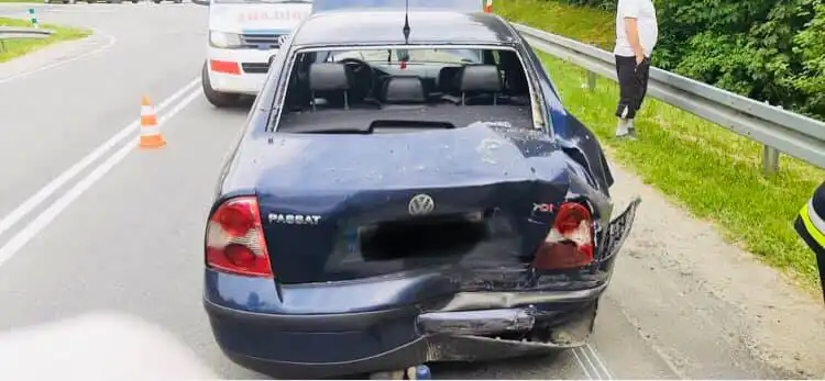 Kraksa w Łabowej. Wśród pasażerów były dzieci