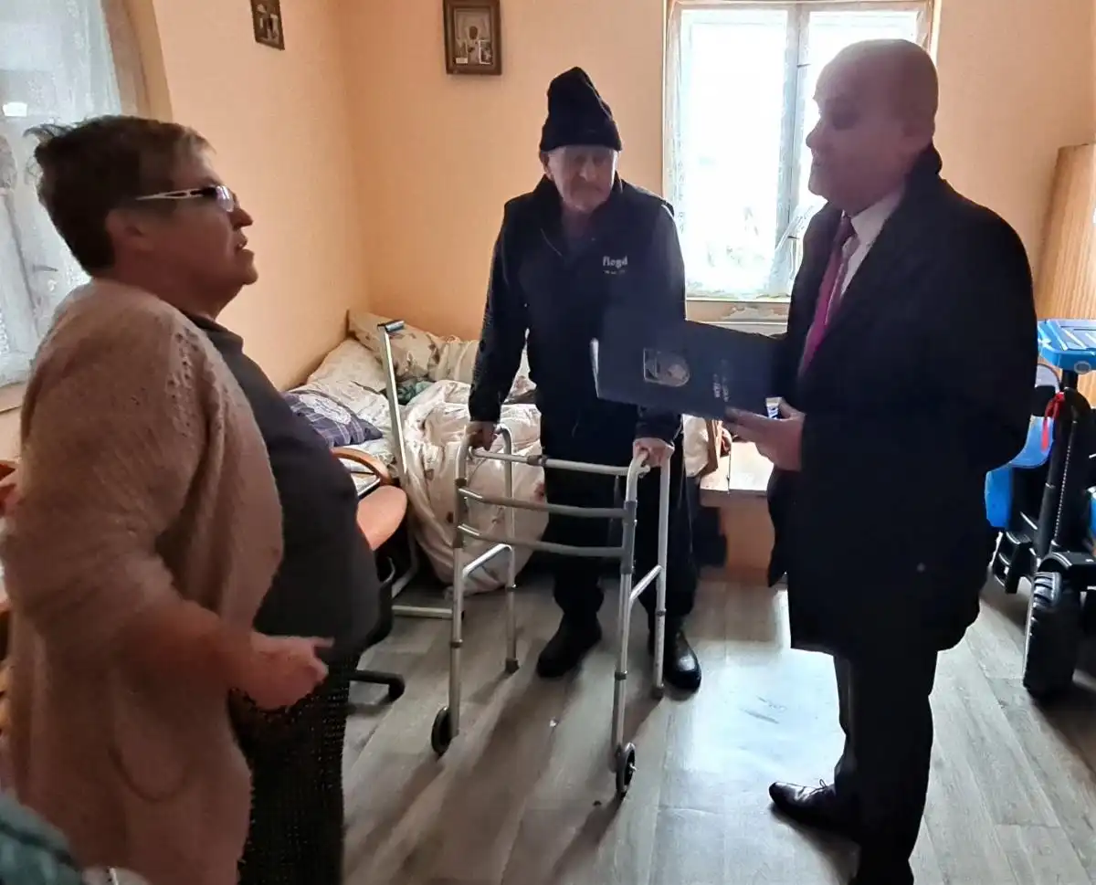 Wójt Gminy Podegrodzie odwiedził pary małżeńskie obchodzące Jubileusz Złotych Godów