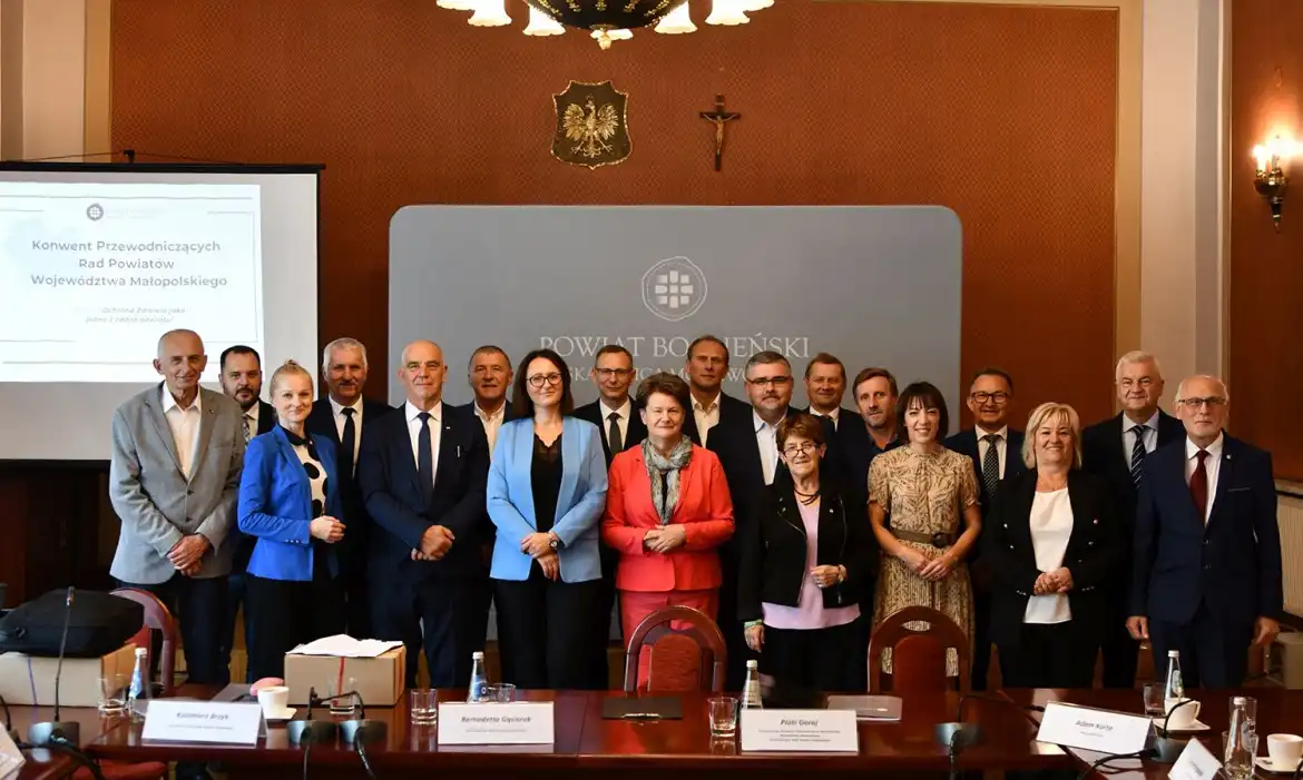 Przewodniczący Rady Powiatu Nowosądeckiego wziął udział w Konwencie Przewodniczących Rad Powiatów Województwa Małopolskiego