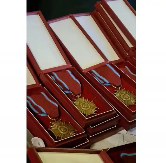 Honorowi dawcy krwi z Nowego Sącza z odznaczeniami państwowymi
