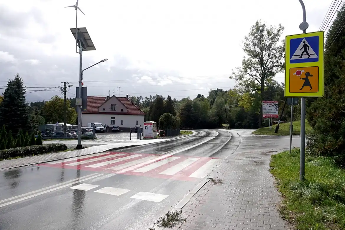 Dzieci podziękowały staroście za przejście dla pieszych