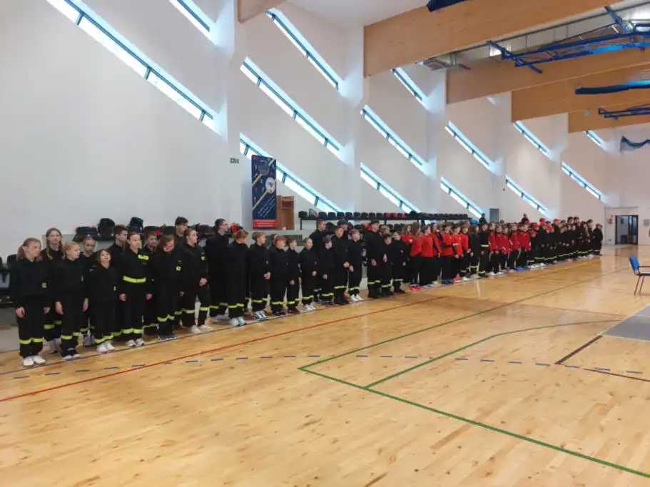 Młodzi strażacy w akcji. Halowe zawody MDP w Marcinkowicach